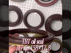 OEM NR 0256647700/0256646800 Gumowa uszczelka olejowa do osi BPW 117,5 * 158 * 17,8 Mm do ciężarówki